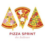 Pizza Sprint der Italiener logo.